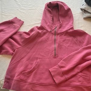 LULU scuba hoodie L/XL pink